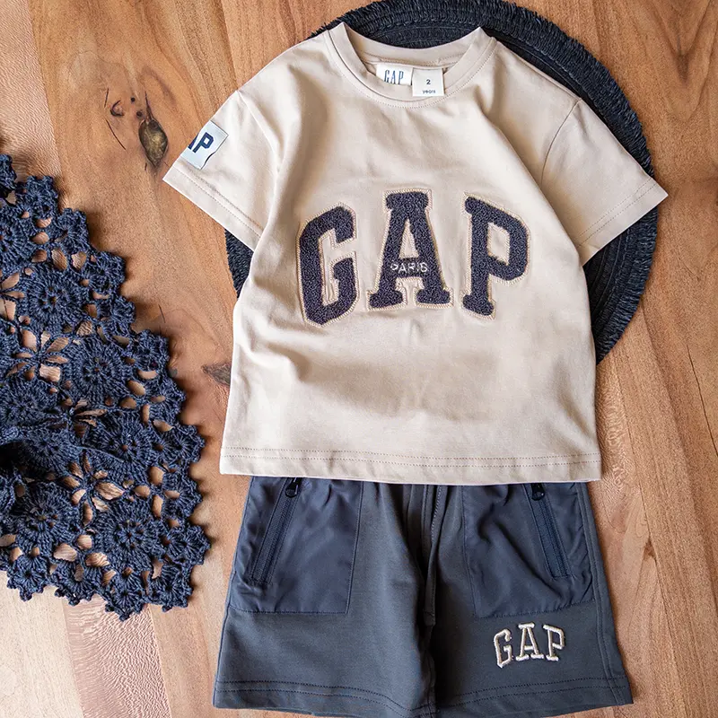 ست کامل تیشرت و شلوارک پسرانه گپ