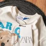 ست تیشرت و شلوارک زارا طرح Bear Crew - Image 2