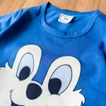 لباس راحتی آبی طرح سنجاب کارتونی