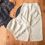 کراپ شلوار بچه‌گانه چیکوبای سبز با طرح راه‌راه