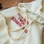 ست هودی شلوار بچه‌گانه رنگ شیری