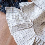 ست کراپ و دامن چیکوبای طرح راه‌راه کرم - Image 3