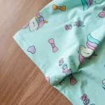 ست راحتی تیشرت و شلوارک طرح اسب تک‌شاخ کیوت - Image 3