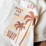 ست تیشرت و شلوارک گپ نخل کرم - Image 4