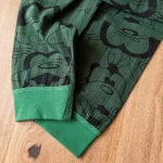 ست راحتی سبز رنگ طرح گوفی