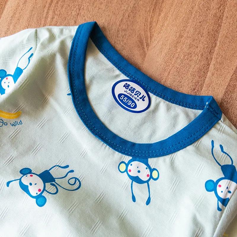 میمون روی تیشرت ست راحتی کودکانه