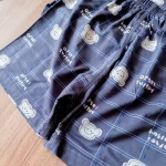 ست راحتی تیشرت و شلوارک طرح ابر طوسی - Image 3