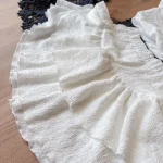 کراپ شلوارک بچه‌گانه چیکوبای با طرح گل‌ سفید