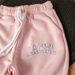 ست دورس و شلوار صورتی مدل LACIEL - Image 3