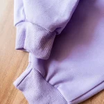 ست هودی و شلوار بنفش دخترانه - Image 3