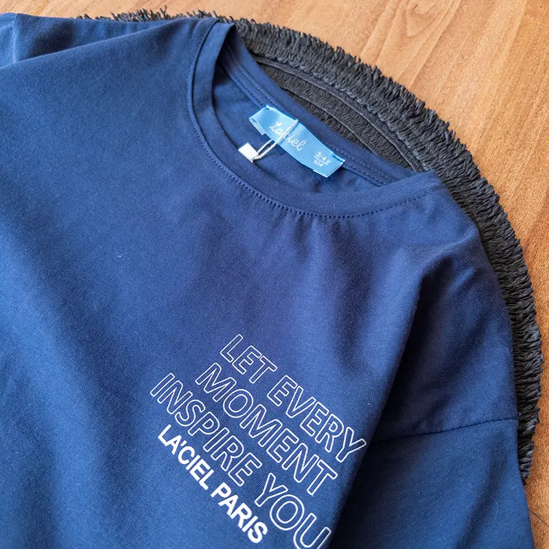 تیشرت و شلوارک سرمه‌ای سفید کودکانه لاسیل