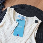 کراپ دامن لاسیل دکمه مشکی