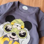 لباس راحتی طوسی بچه‌گانه با طراحی فانتزی میکی ماوس عینکی