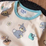 لباس راحتی بچه‌گانه با طراحی کارتونی خرگوش و قارچ‌