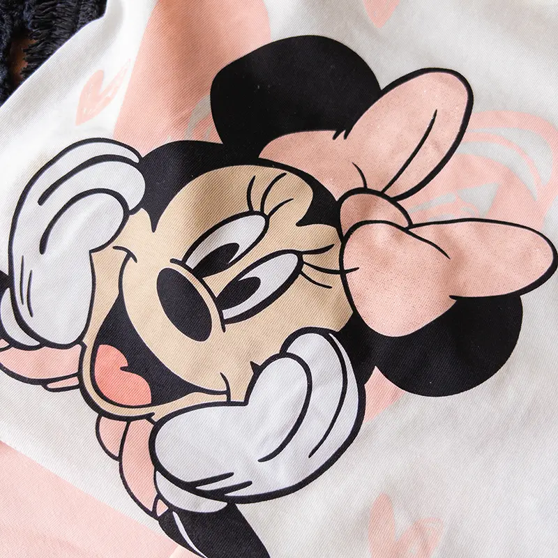 ست صورتی زارا طرح میکی موس و قلب