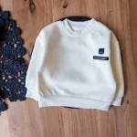 دورس تک پسرانه سفید با چاپ لاس‌انجلس نمای روبرو