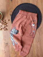 ست دورس شلوار حیوانات قهوه‌ای نکست - Image 3