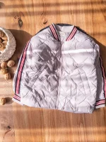 کاپشن خلبانی دخترانه یاسی با پارچه شمعی و طراحی شیک