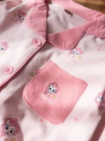 راحتی جلو‌دکمه پونی با رنگ صورتی