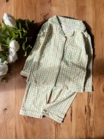 لباس راحتی جلو‌دکمه با طرح لیمو