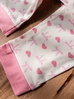 راحتی جلو‌دکمه طرح گیلاس صورتی با جیب